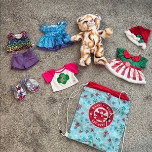 Build a Bear S’mores Limited Girl Scout Cookie Edition Bear Clothes bag set